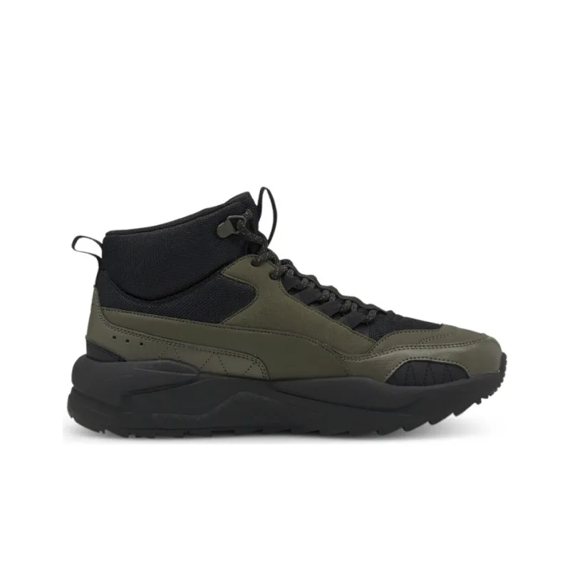 PUMA X Ray 2 Square Mid Wtr Running Shoes Unisex Green/Black-1