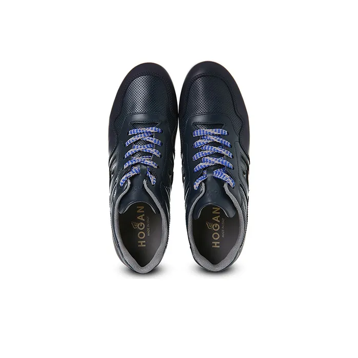 HOGAN Olympia X Low-Top Casual Shoes Men's Blue-2