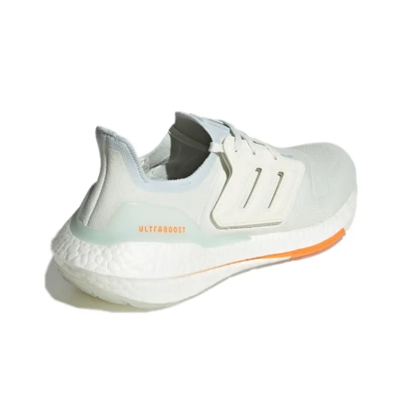 Adidas Ultra Boost 22 White Blue Tint Orange-4