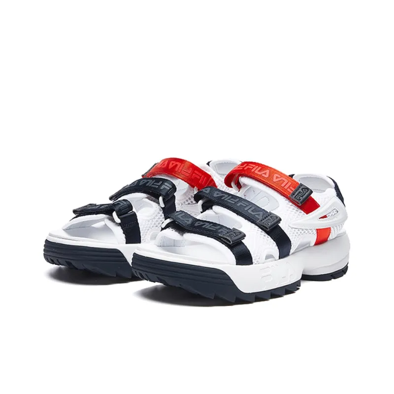 FILA Disruptor Sports Sandals White/Black/Red-2