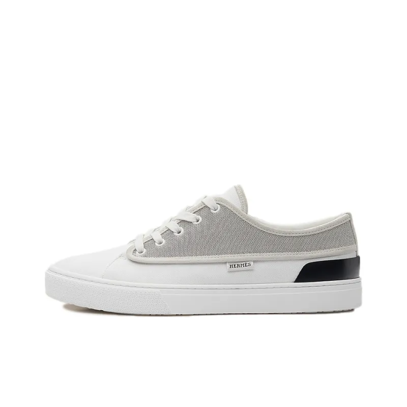 HERMES Envy Low Top Stylish Skateboarding Shoes Men's White-0