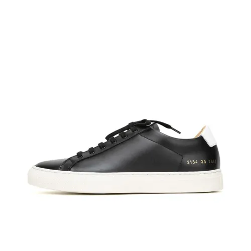 COMMON PROJECTS Skateboard Shoes Men Low-Top Black