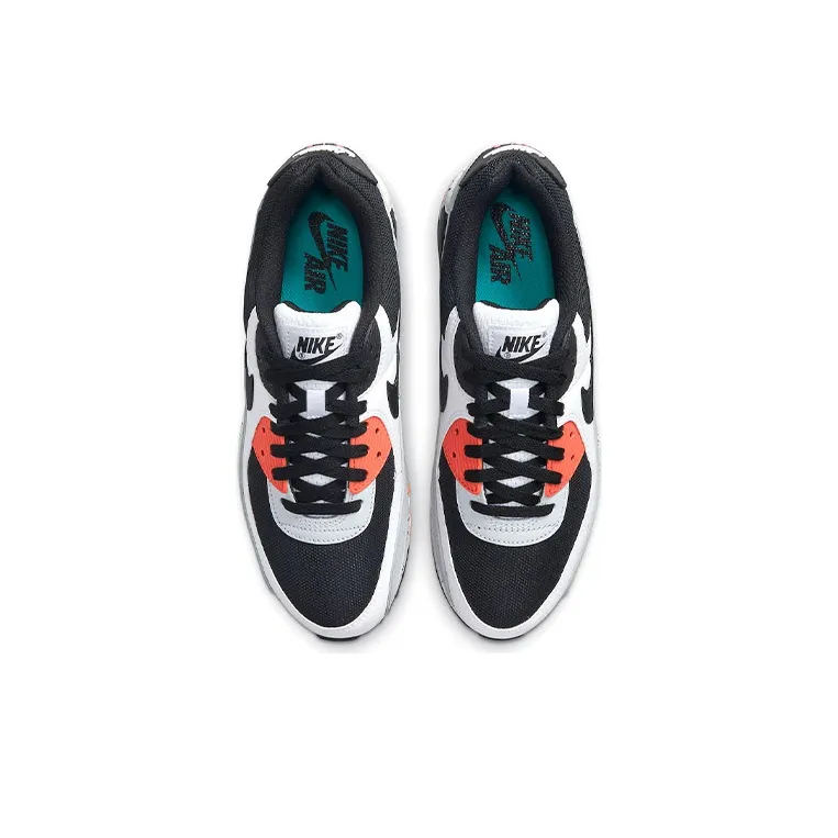 Nike Air Max 90 White Orange Black-2