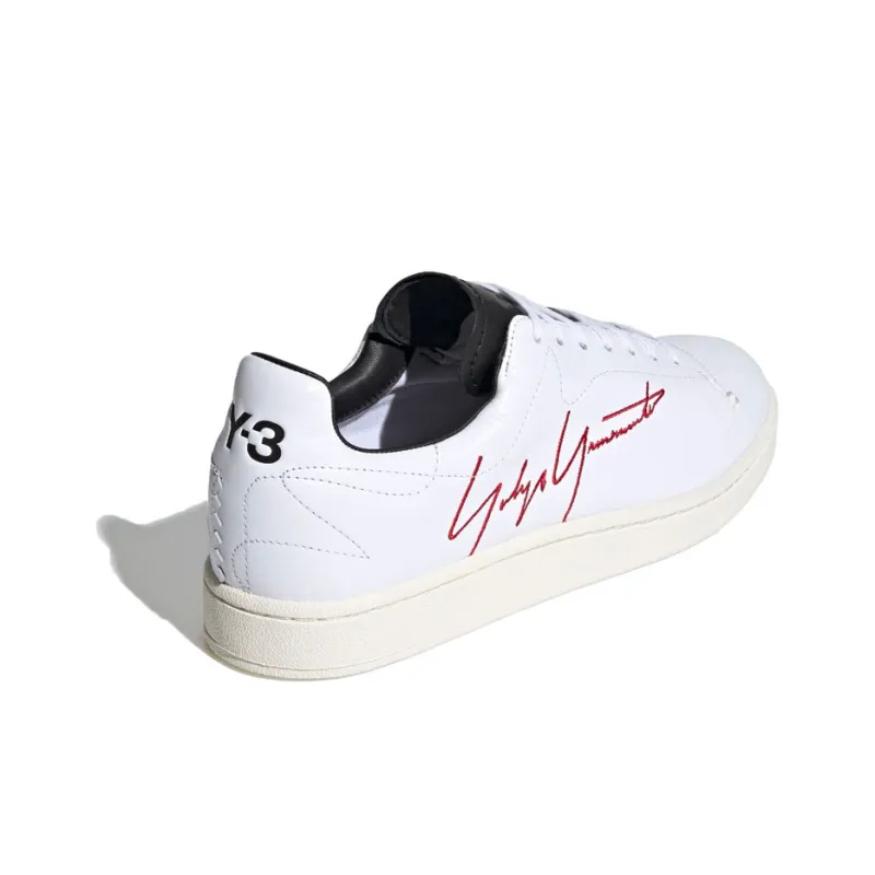 Adidas Y 3 Yohji Court White Red-3