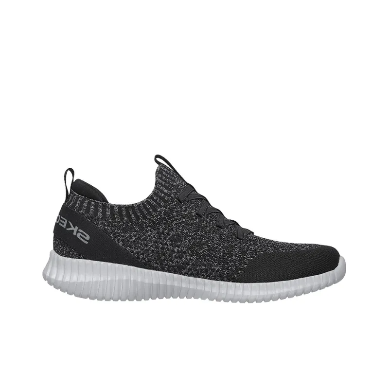 Skechers Elite Flex Casual Shoes Men Low-Top Black/White-1