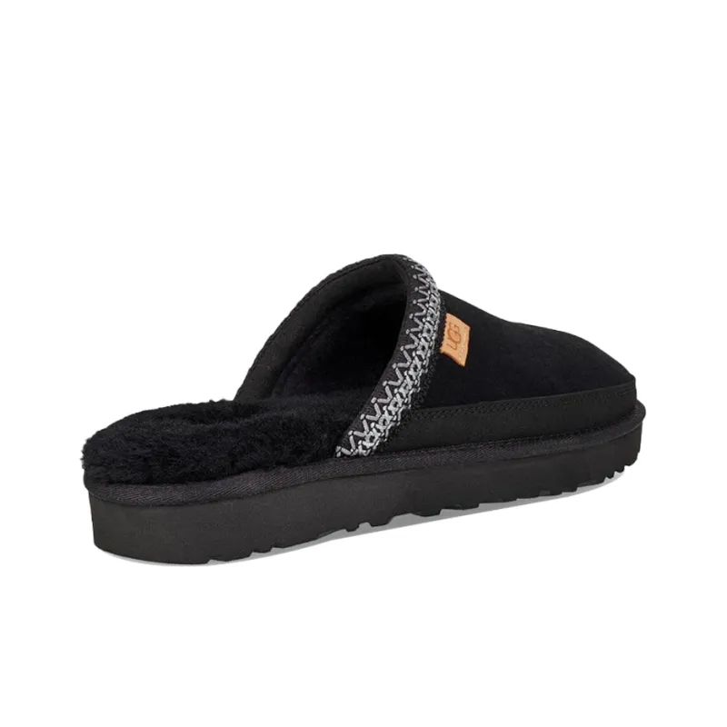 UGG Tasman Slip On Fleece Lined Shoe Black-3