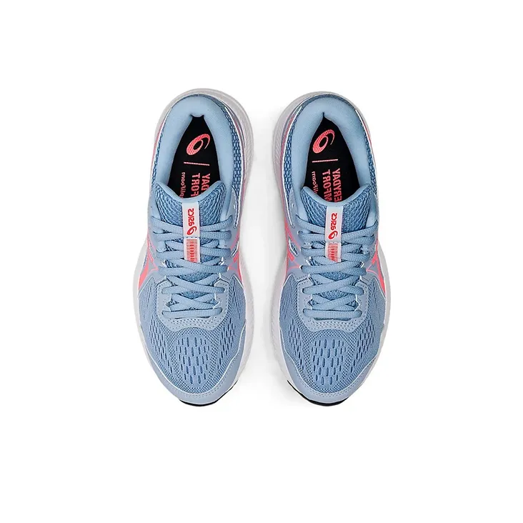 Asics Gel-Contend 7 Wear-Resistant Low-Top Running Shoes Women's Blue Pink-2