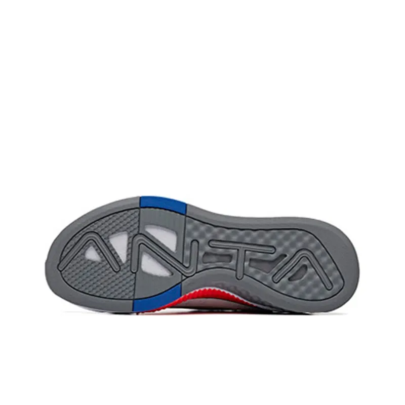 ANTA Running Series Sneakers 'White Red Blue'-5