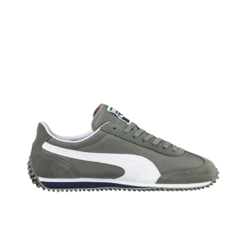 PUMA Whirlwind Classic Anti-Slip Wear-Resistant Low-Top Running Shoes Men's Army Green-1