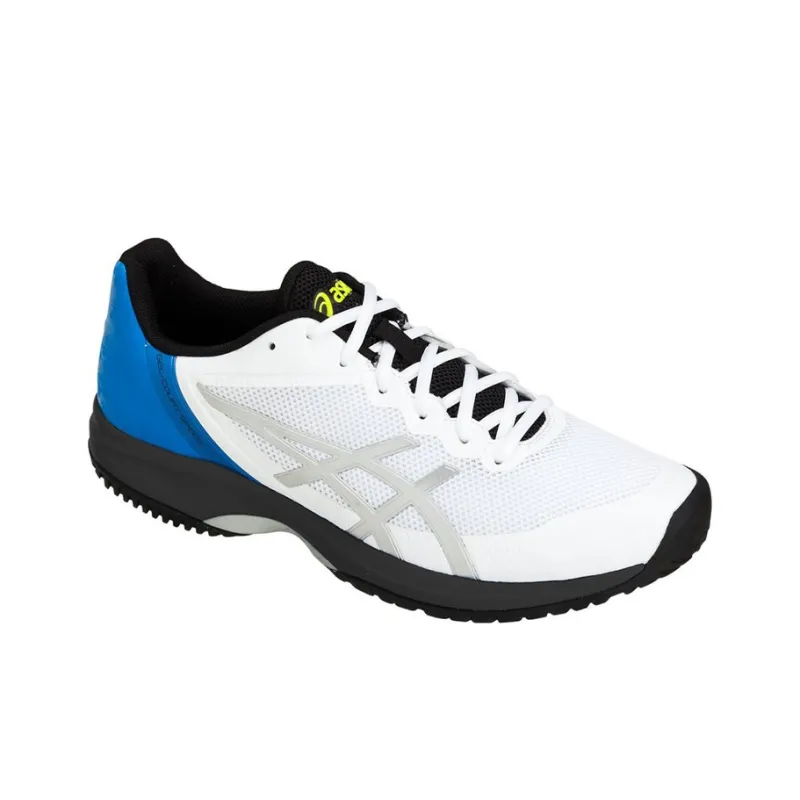 Asics Gel-Court Speed Oc Low-Top Running Shoes Men's White Blue-1