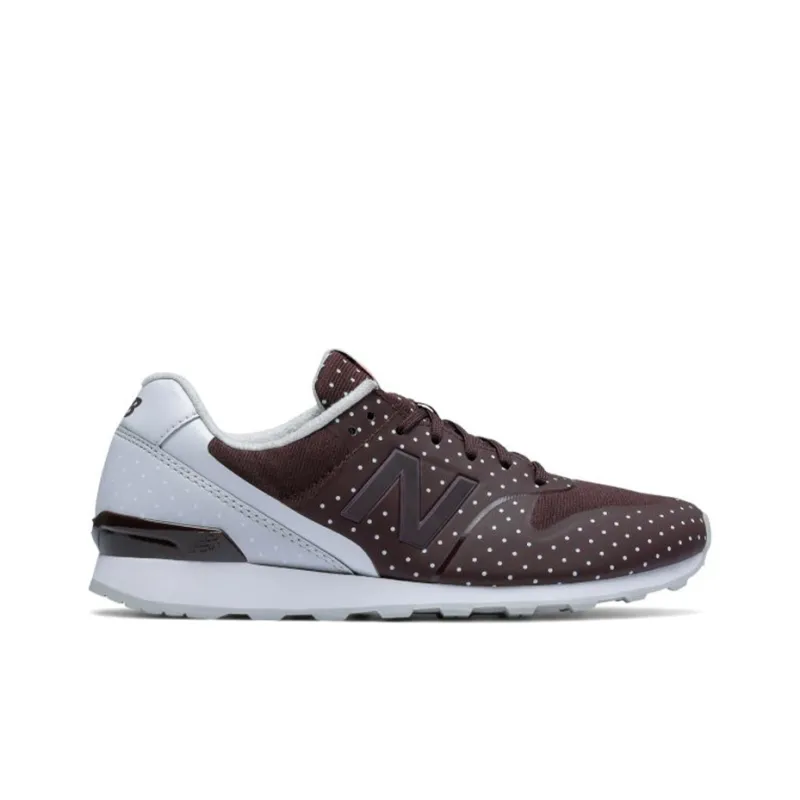New Balance NB 696 Shock Absorbers Slip Resistant Breathable Low Top Running Shoes Women's Burgundy-1