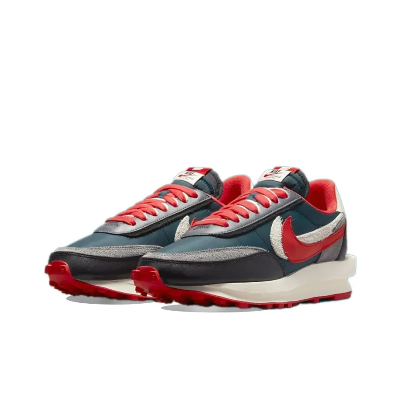 Nike Ld Waffle Sacai Undercover Midnight Spruce University Red-2