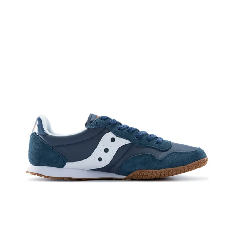 Saucony Bullet Cushioning Anti Slip Wear Resistant Breathability Low Top Running Shoes Men's Blue White Standard M-1