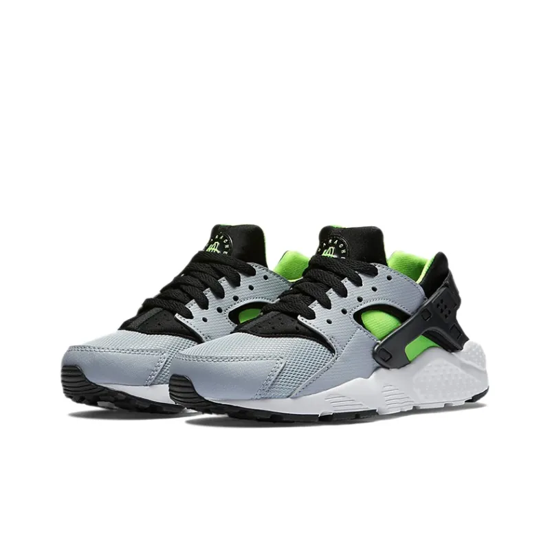 Nike Air Huarache Wolf Grey Electric Green GS-2