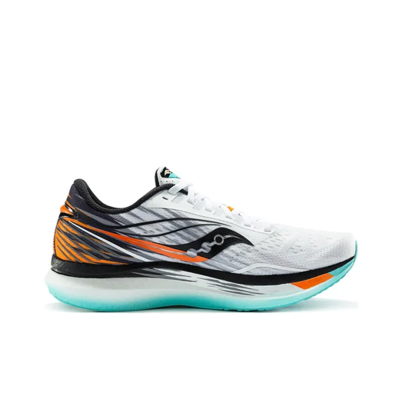 Saucony Endorphin Speed 1 Speed Low Top Running Shoes Men's White Blue Orange-1