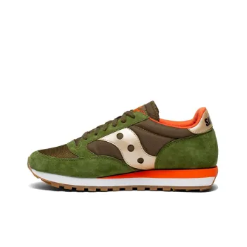 Saucony Jazz 81 Running Shoes Unisex Low-Top Green/Brown/Orange/White