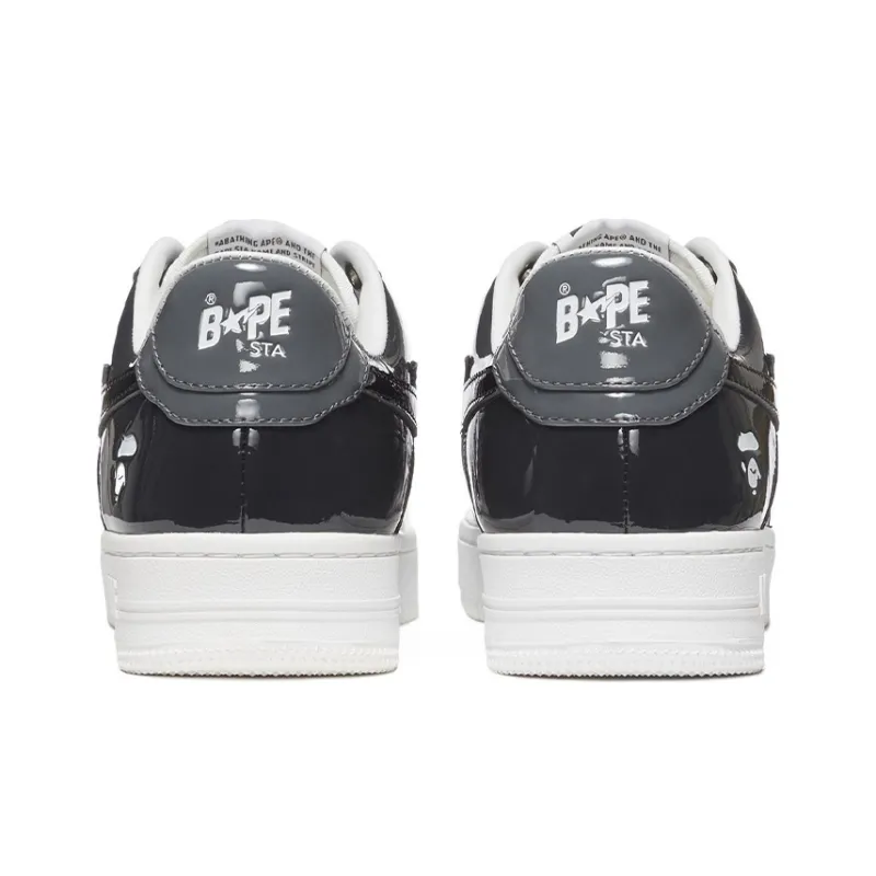 BAPE A BATHING APE Bape Sta Low Black Grey-4