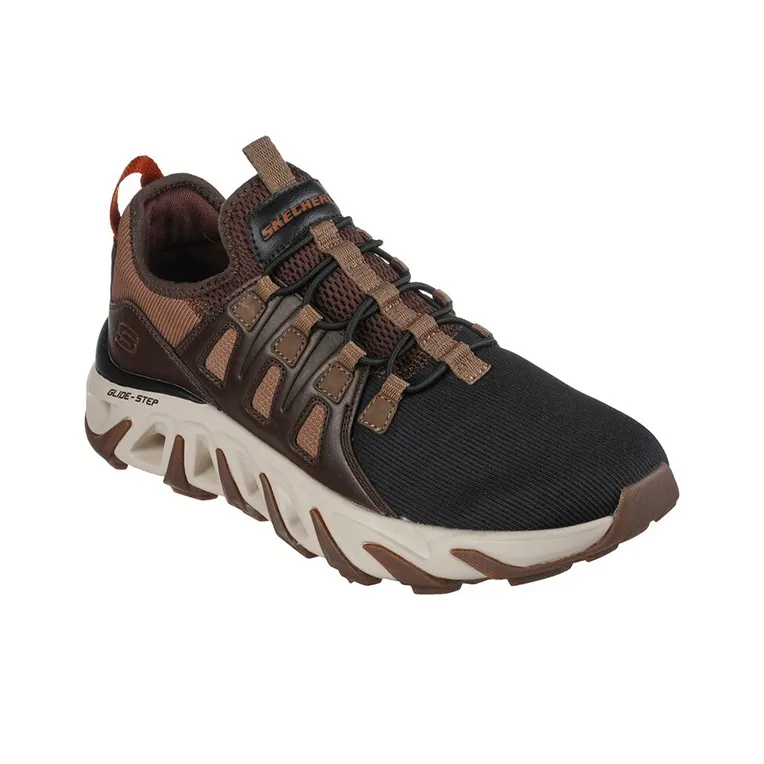 Skechers Relaxed Fit Flex Conway - Osley Cushioning Anti-Slip And Wear-Resistant Low-Top Casual Shoes Men's Brown Black-2