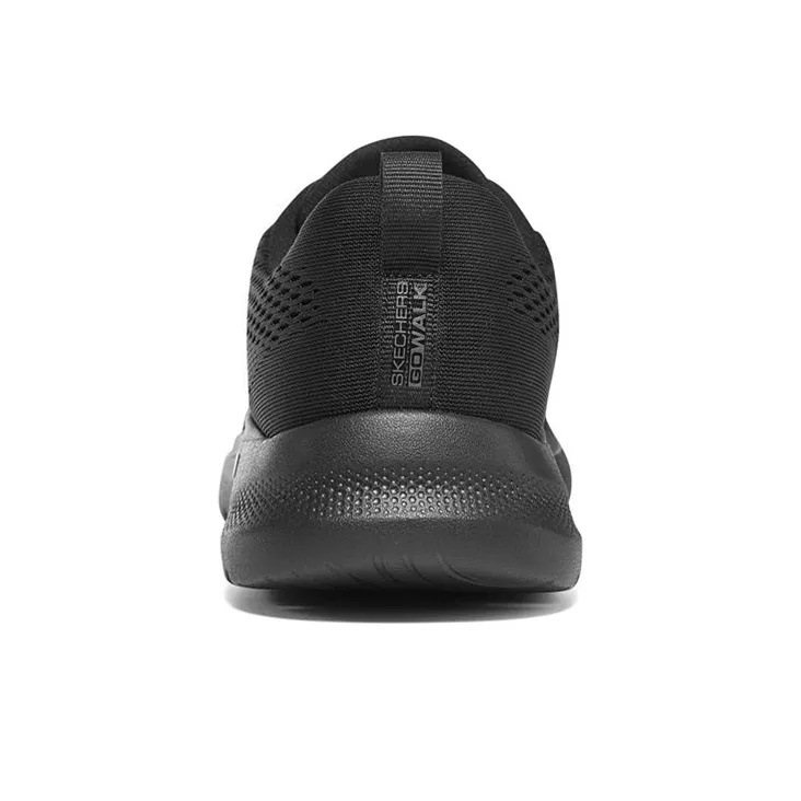 Skechers Go Walk 6 Avalo Lace Up 'Pure Black'-3