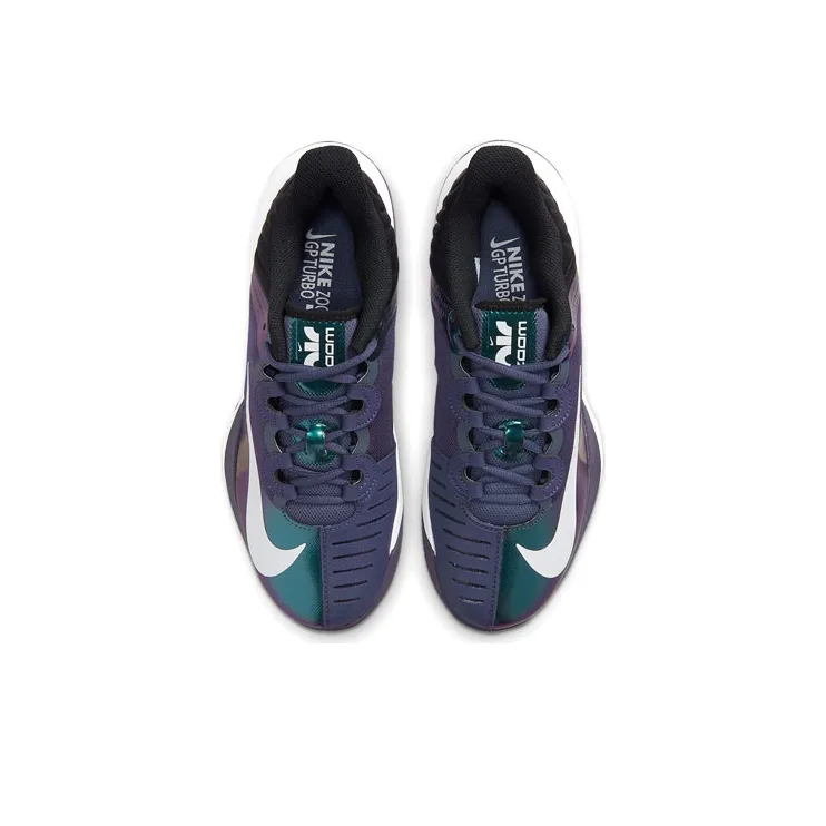Nike Air Zoom GP Turbo Cushioning Anti-Slip And Wear-Resistant Low-Top Tennis Shoes Women's Black Purple Green-3