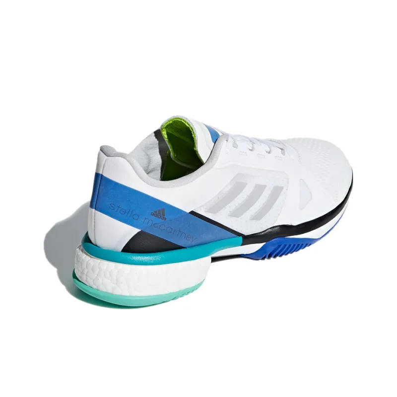 Adidas Stella McCartney X Barricade Boost 'White Ray Blue' Women's-3
