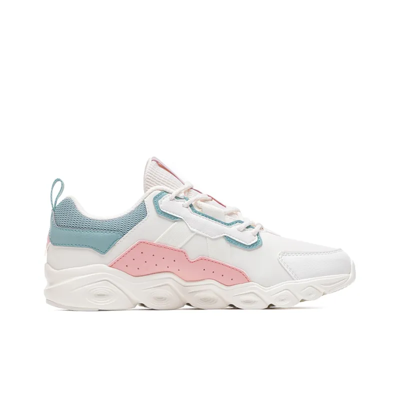 Anta Running Collection Durable Breathable Low Top Running Shoes Women's Cherry Blossom Pink-1