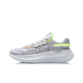 LiNing Getaway Cushioning Anti Slip And Wear Resistant Low Top Running Shoes Women's Light Wisteria Purple