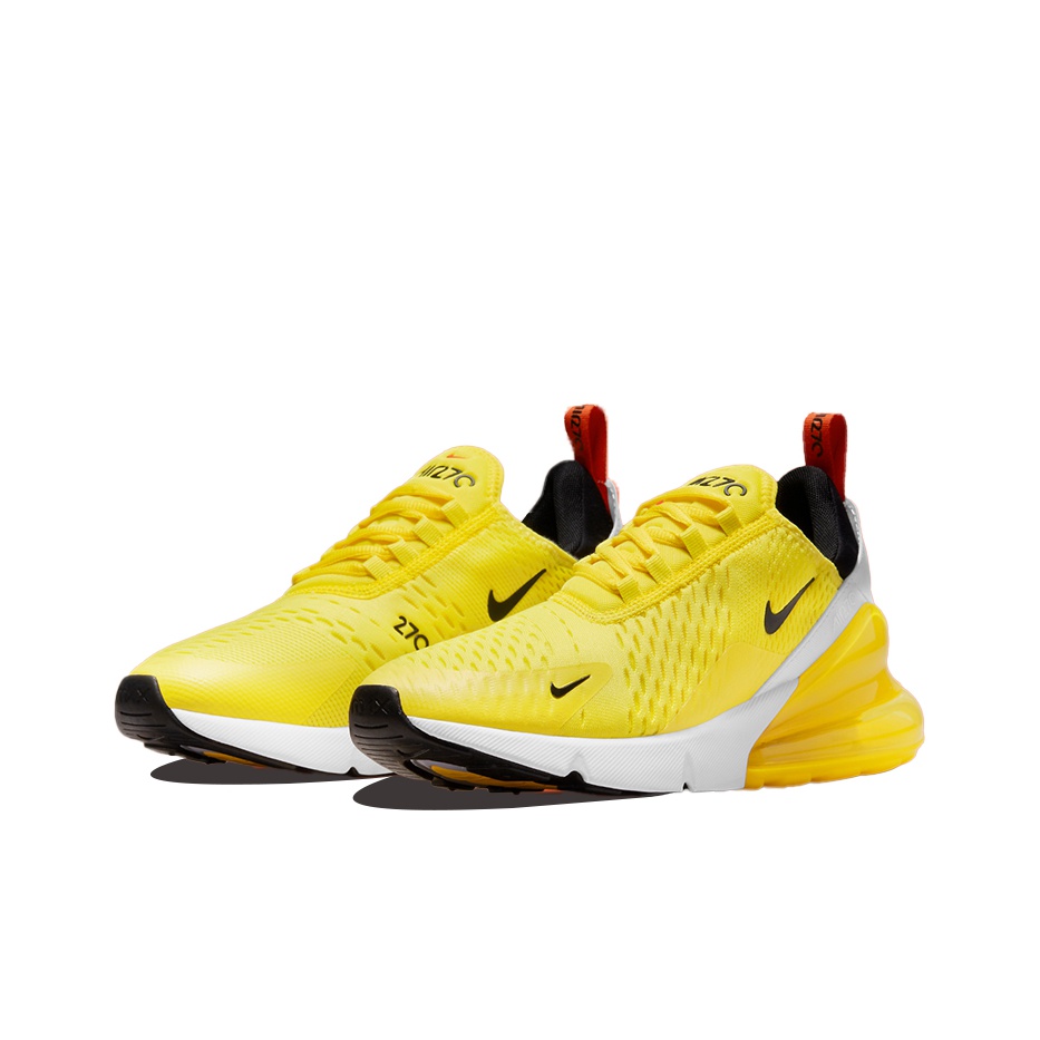 yellow and black nike air max 270
