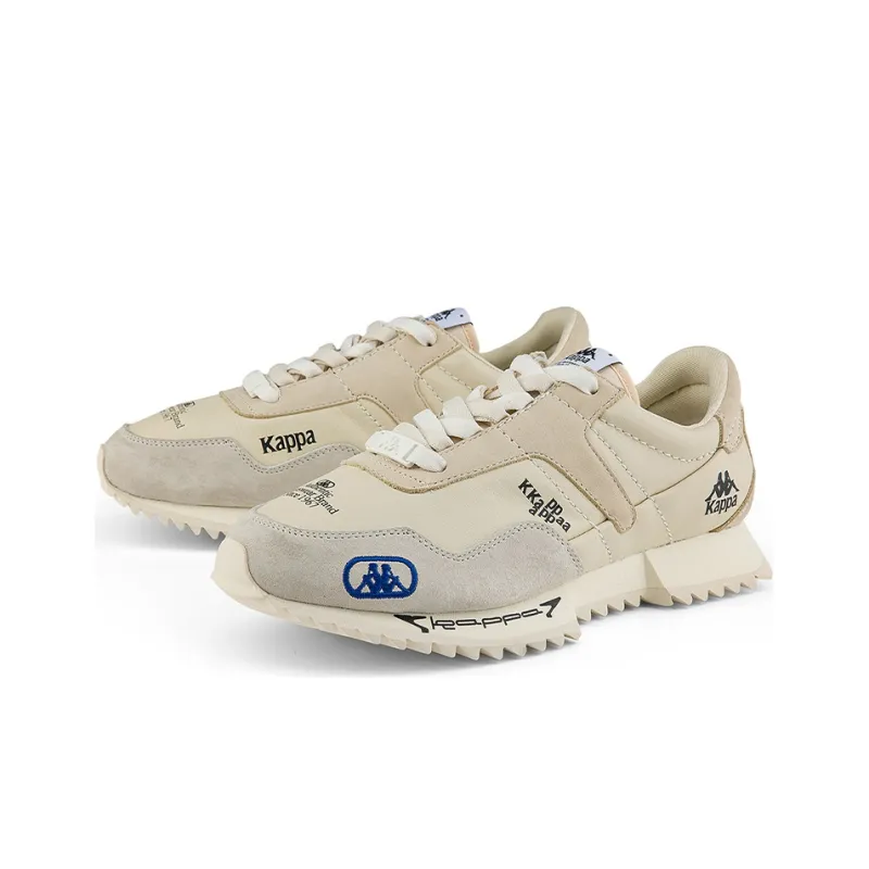 Kappa Anti Slip Wear Resistant Low Top Casual Shoes Unisex White-2