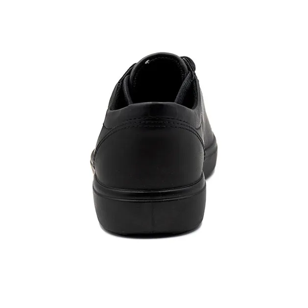 Ecco Soft And Cool Size 7 Slip Resistant Breathable Low Top Skateboard Shoes Men's Black-3