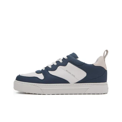 MICHAEL KORS Baxter Low-Top Stylish Skateboarding Shoes Men's Dark Blue