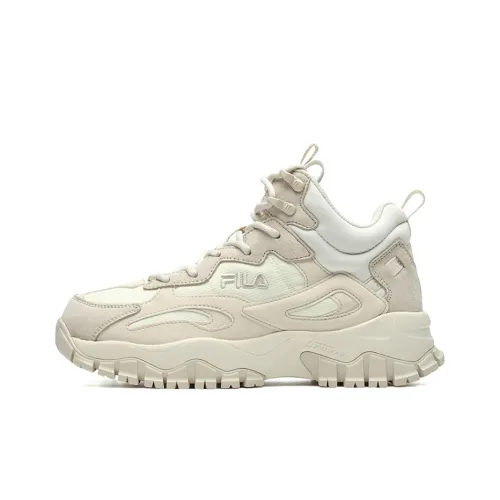 FILA Cushioning Anti-Slip And Wear-Resistant Low-Top Running Shoes Women's Foam White
