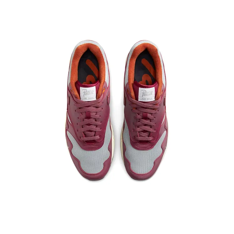Nike Air Max 1 Patta Waves Rush Maroon Without Bracelet-3