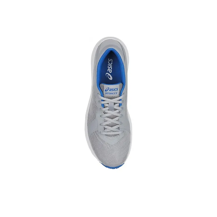 Asics Defiance X Anti-Slip And Wear-Resistant Breathable Low-Top Running Shoes Men's Gray Blue-3