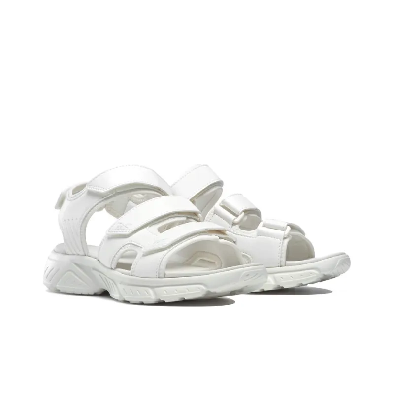 Reebok Hyperium Sandal Velcro Open Toe Flat Heel Sports White Sandals-2