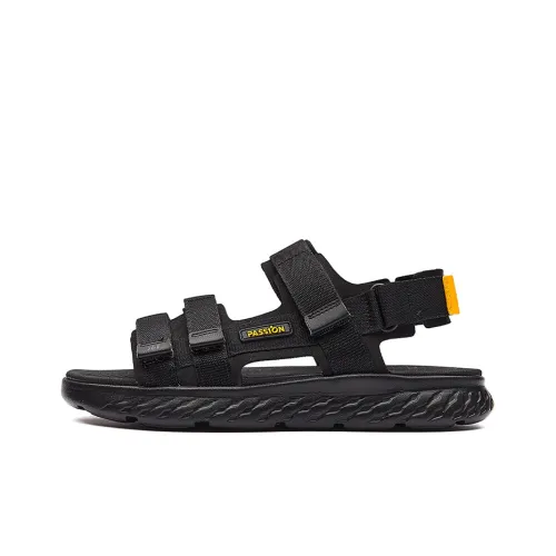 361° Beach Sandals Men Black/Yellow