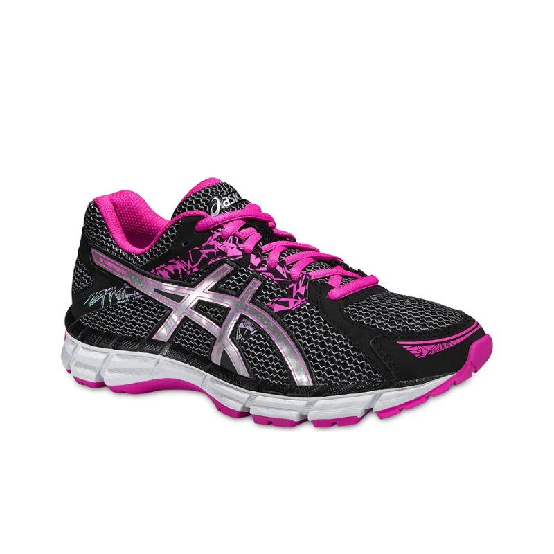 Asics Gel-Oberon Running Shoes Women's Low-Top Black/Pink-1