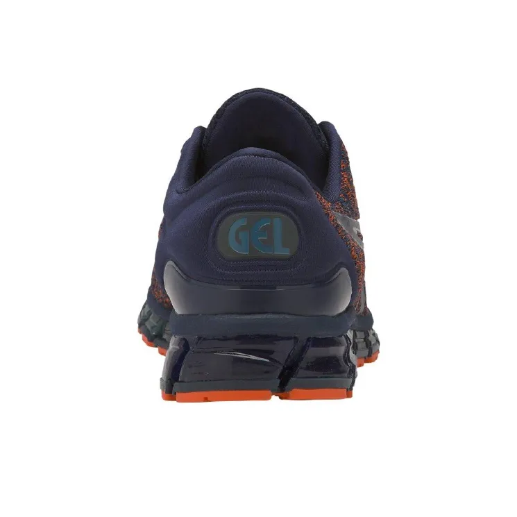 Asics Gel-Quantum 360 Knit 2 Breathable And Wear-resistant Low-Top Running Shoes Men's Blue Orange-4