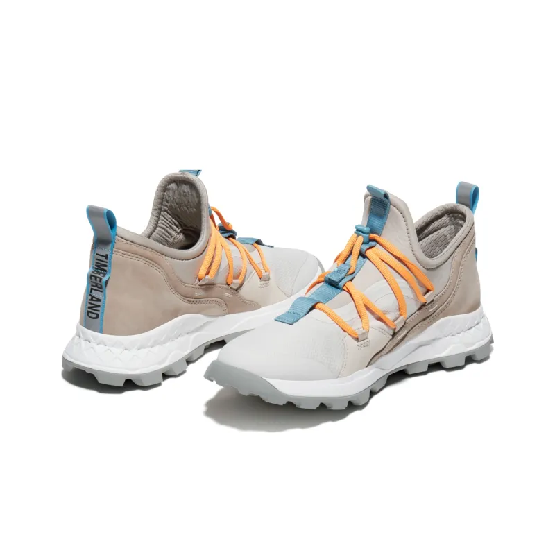 Timberland Brooklyn Leather And Fabric Oxford Trainers 'Light Beige Mesh'-4