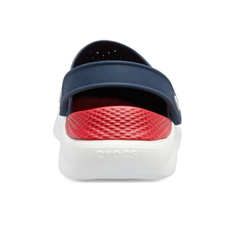 Crocs LiteRide Shoe Beach Sandals Unisex Blue Red-3