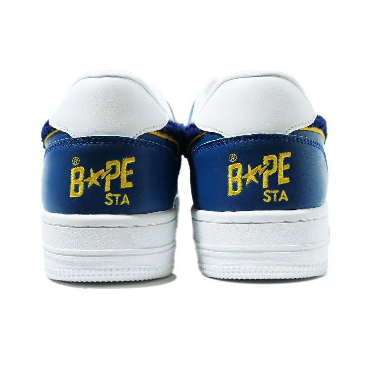 BAPE A BATHING APE Bape Sta Low Patched Navy-2