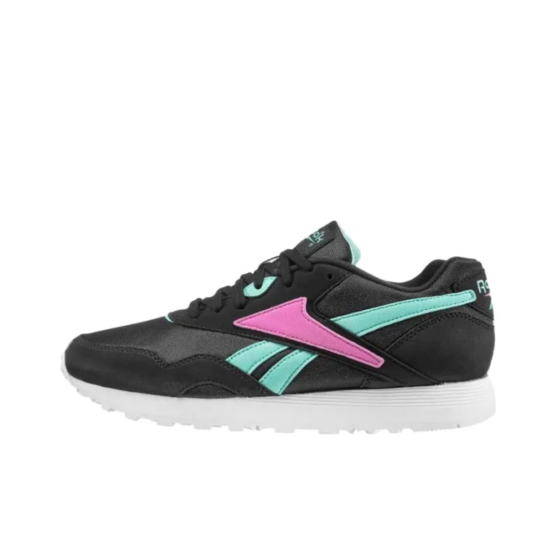 Reebok Classics Evzn Cushioned Anti-Slip And Wear-Resistant Lightweight Low-Top Running Shoes Men's Black Green-0