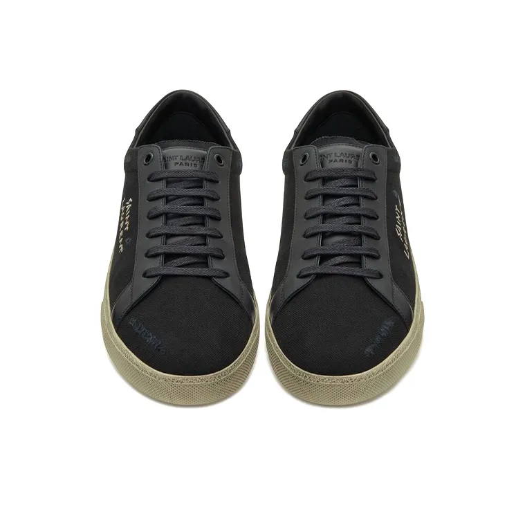 SAINT LAURENT Court Classic SL/06 Low Black-2