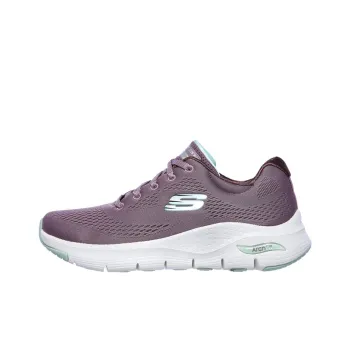 Skechers Arch Fit Cushioning Anti-Slip And Wear-Resistant Support Low-Top Casual Shoes Women's Purple