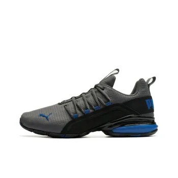 PUMA Axelion Rip Low-Top Running Shoes Men's Gray Black Blue