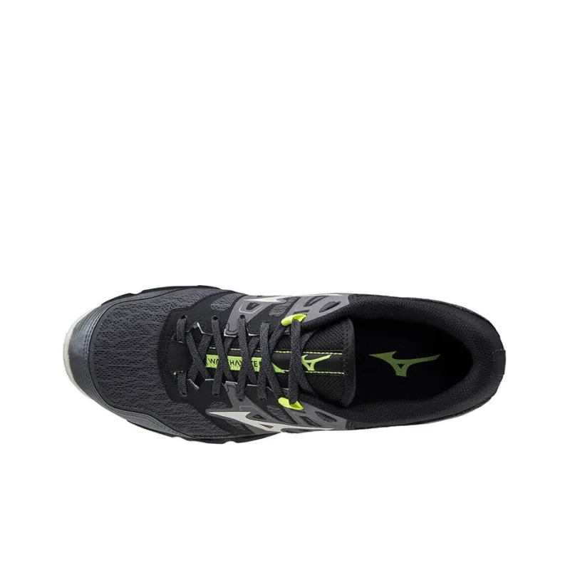 Mizuno Wave Hayate 6 Durable Breathable Low-Top Running Shoes Men's Black White-2