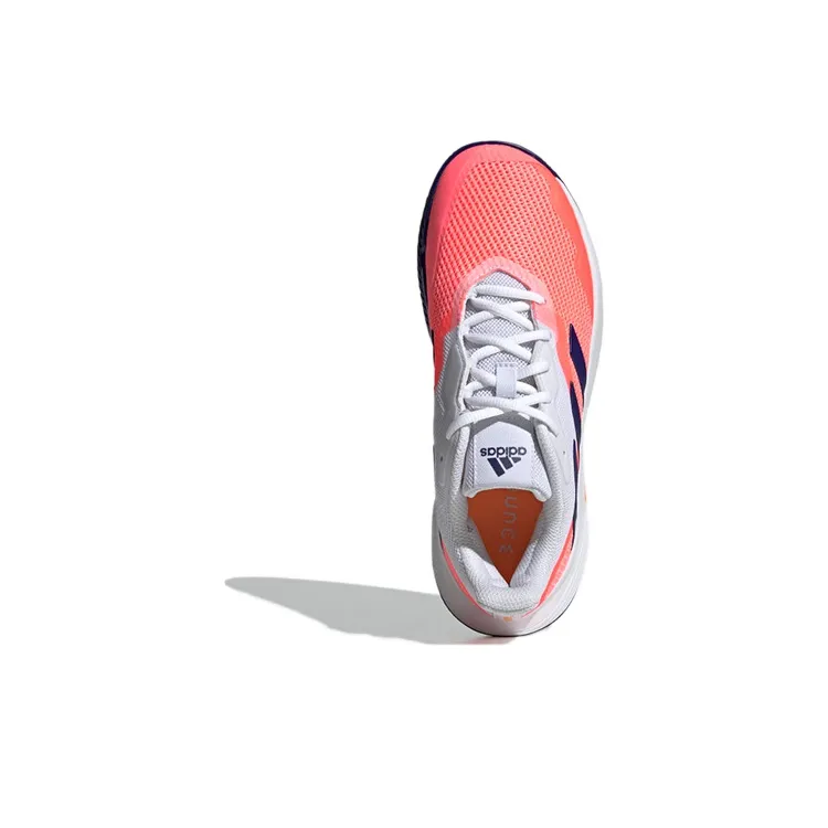 Adidas Women's CourtJam Control 'Acid Red Legacy Indigo' Women's-4