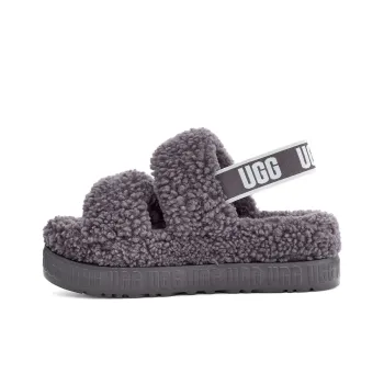 UGG Oh Fluffita Sandals Gray Women's
