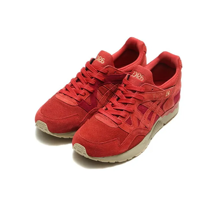 Asics Gel-Lyte 5 Wear-Resistant Low-Top Running Shoes Men's Red-1