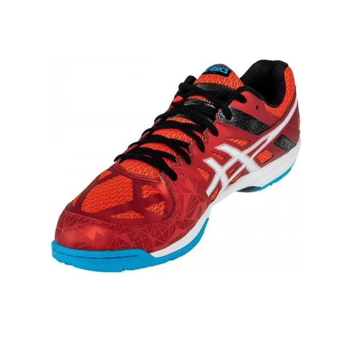 Asics Gel-Court Anti-Slip And Wear-Resistant Breathable Low-Top Running Shoes Men's Red Blue-1